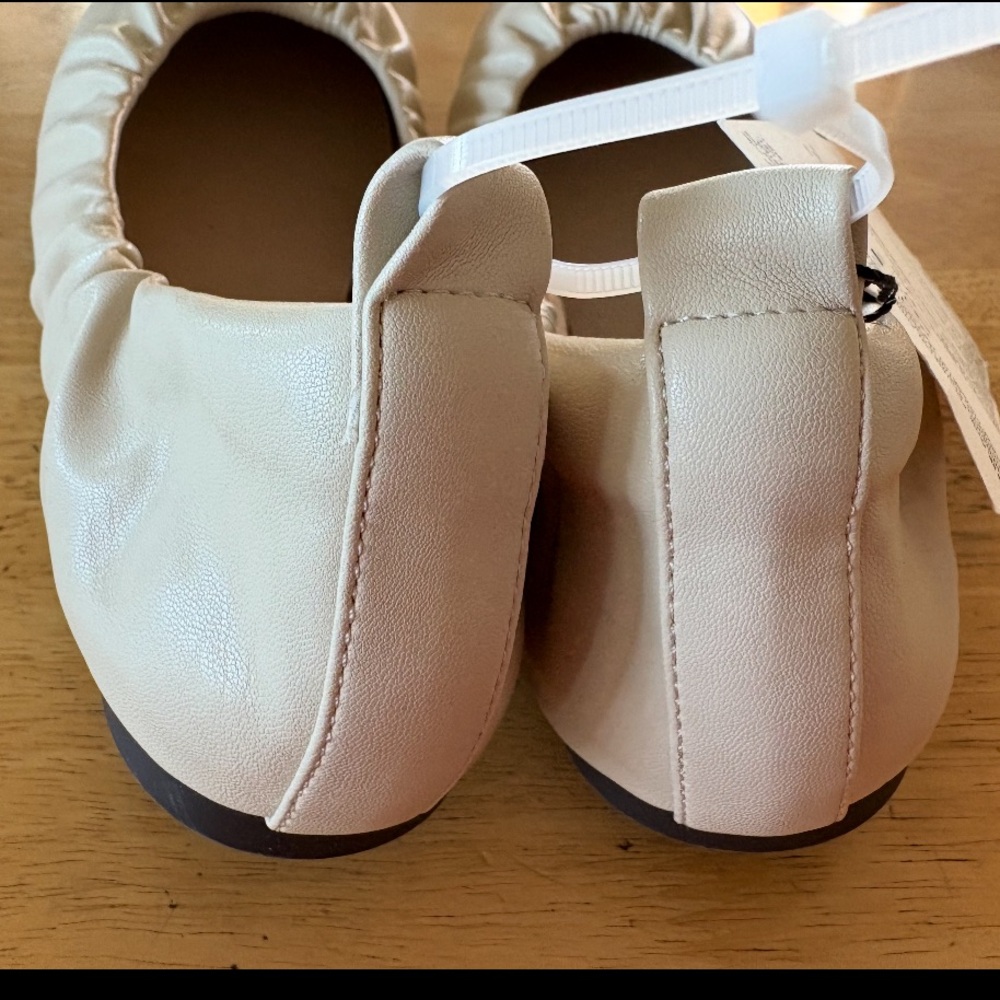 The Drop Chic Cream neutrals Women's ballet flats 9.5 new - Picture 3 of 6